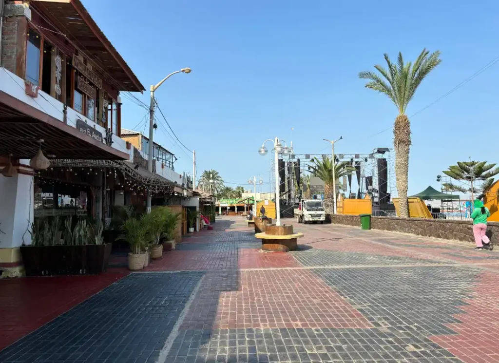 Paracas town at the beginning of the ultimate guide to the Peru backpacking route