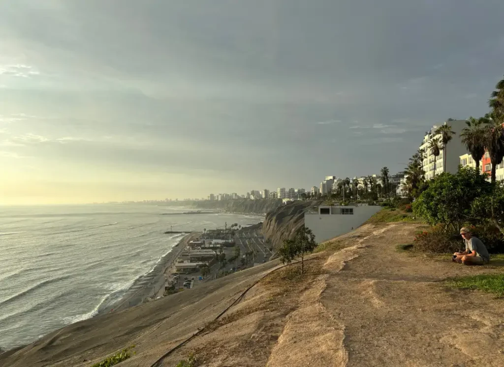 A view from the cliffs of Lima, your first stop on the perfect Peru itinerary