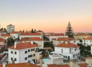 A view of rooftops in Lisbon from solo travelling in Portugal