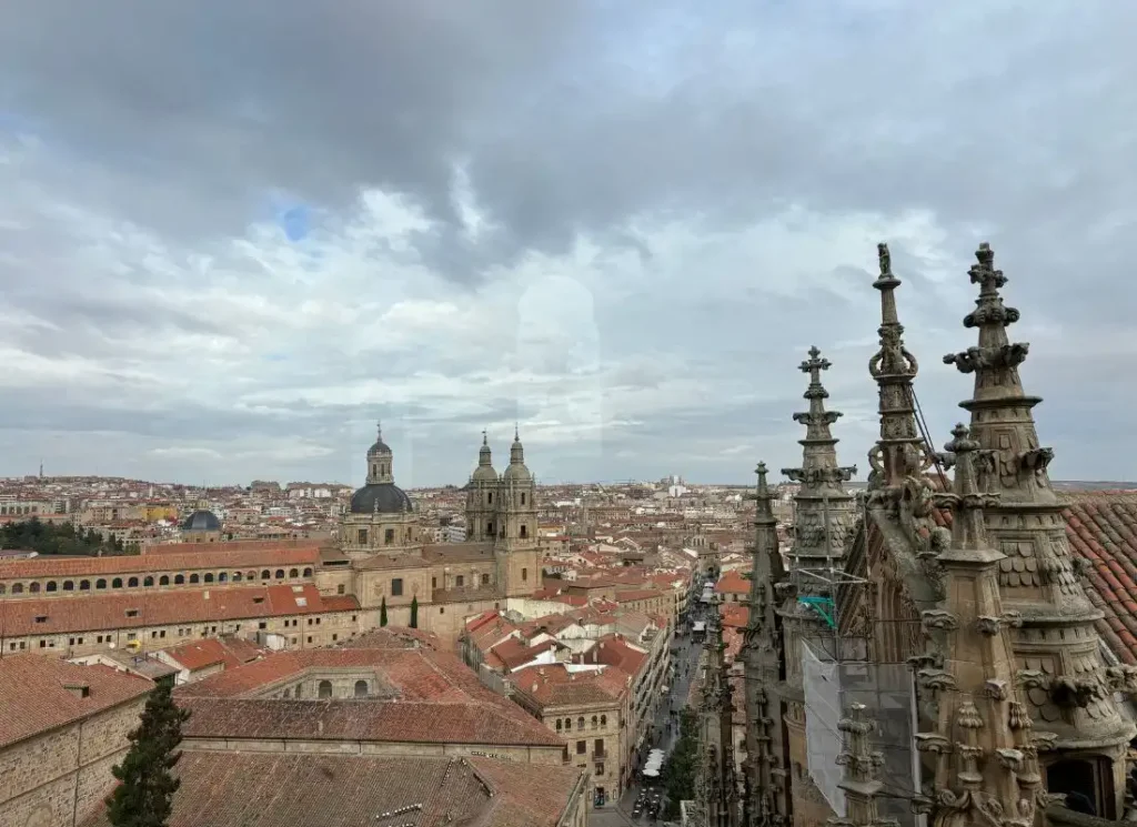 the view from Ieronimus Tower, one of many things to do in Salamanca