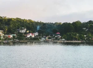 Flores, from the lake