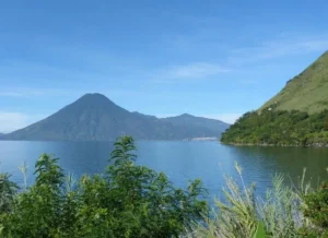 The view from Santa Cruz La Laguna, Lake Atitlan