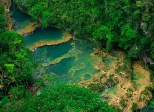Semuc Champey from above