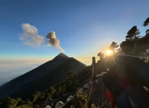 Volcan de Fuego, visited by Digital Nomads in Guatemala