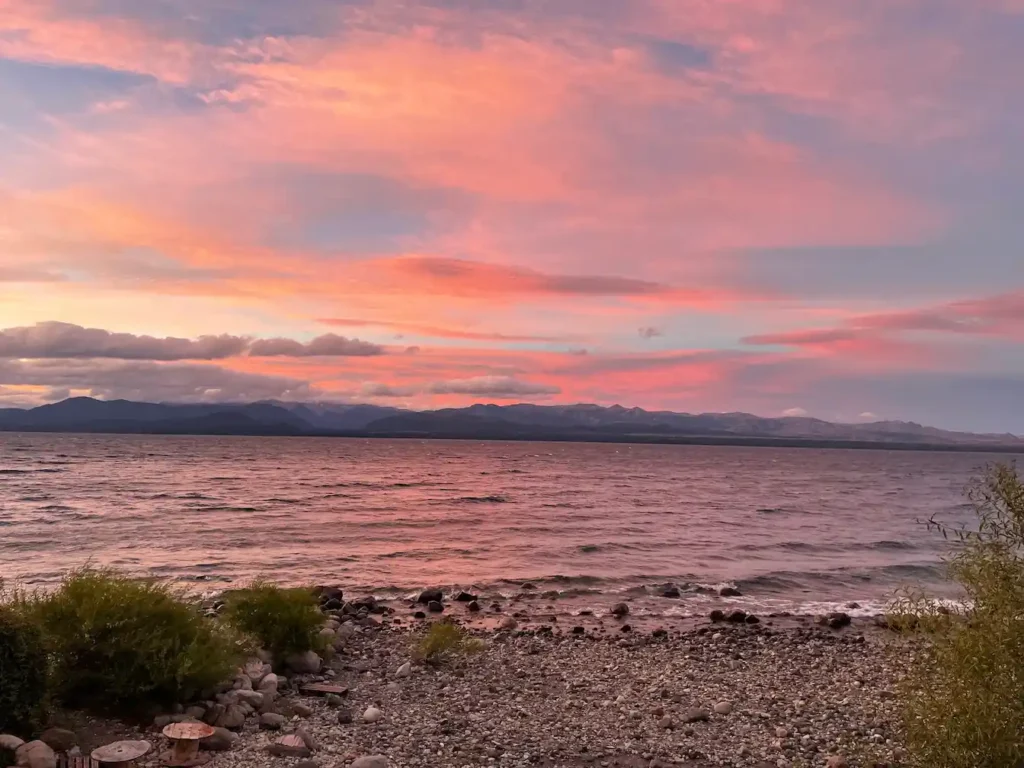 A view of Nahuel Huapi lake from my accommodation in Bariloche, Argentina